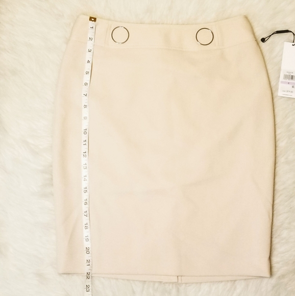 CALVIN KLEIN Twill Suit Skirt - Picture 6 of 14